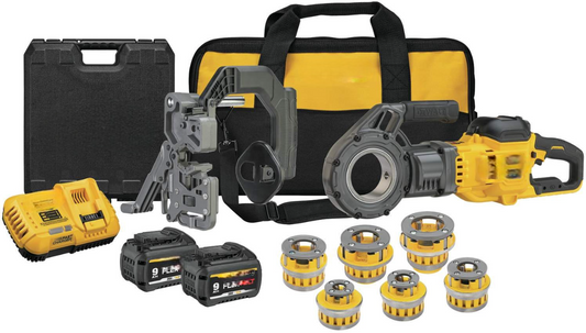 Flexvolt 60V MAX Cordless Pipe Threader Kit With Die Heads