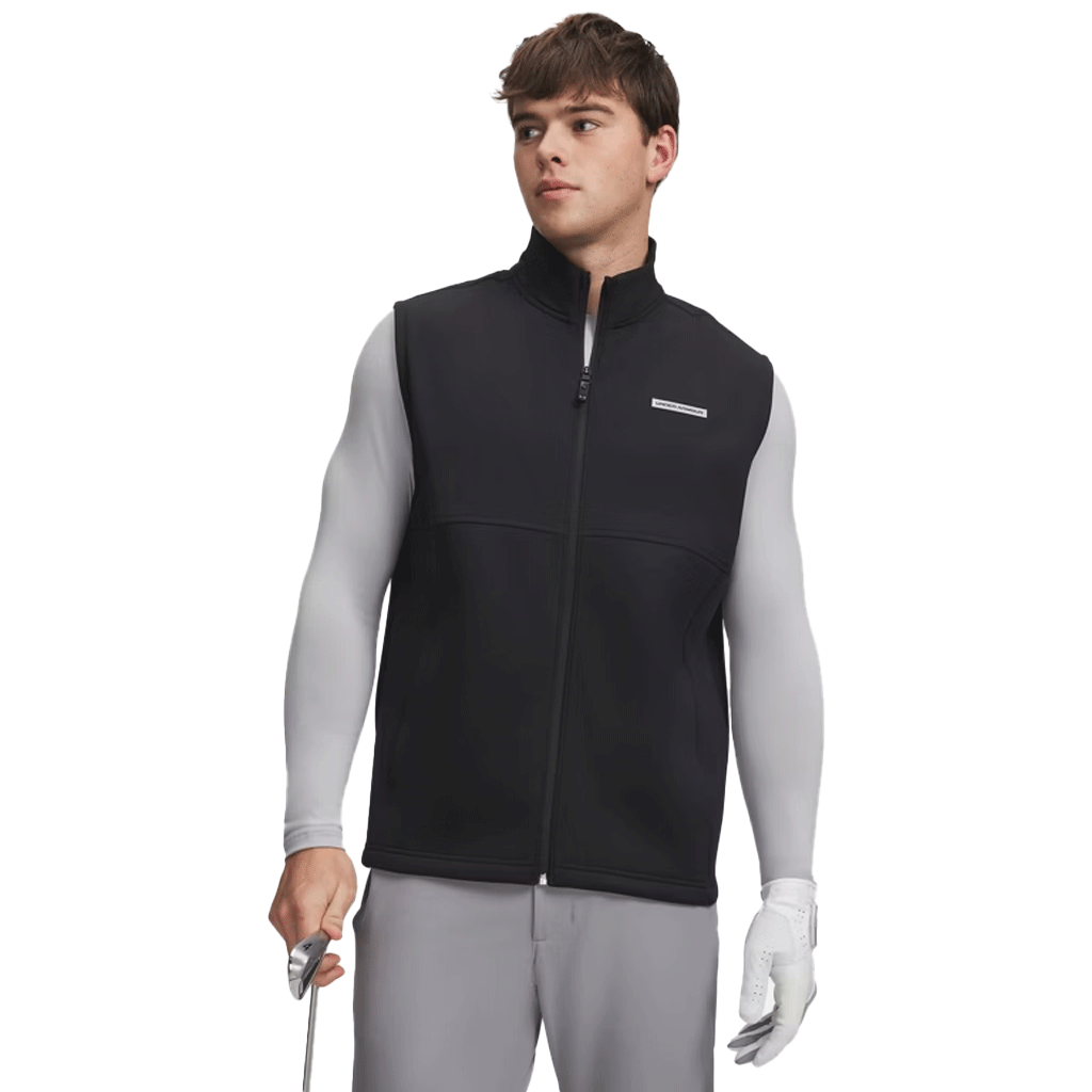 Under Armour Men's Black/Black Drive Pro Hybrid Vest